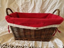 Dark wood wicker for sale  REDCAR
