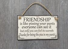 Friendship novelty wooden for sale  HARLOW