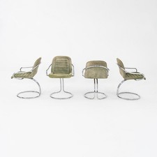 Conjunto de quatro cadeiras de jantar Gastone Rinaldi da década de 1970 para cantilever RIMA cromadas, usado comprar usado  Enviando para Brazil