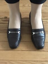 Mocassins marrons cuir d'occasion  Le Bouscat