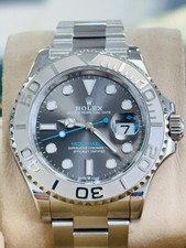 Rolex Yacht-Master 40 126622 relógio com moldura de platina mostrador de ródio comprar usado  Enviando para Brazil