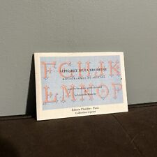 Livre carnet alphabet d'occasion  Lille-