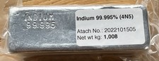Indium 1kg barren gebraucht kaufen  Fritzlar