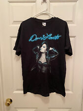 Nova Camiseta Preta Demi Lovato Feminina Concerto Music Tour Retrato Elétrico Grande comprar usado  Enviando para Brazil