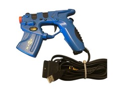 Controle PlayStation 2 Mad Catz Blaster arma leve azul MadCatz LEIA NÃO TESTADA comprar usado  Enviando para Brazil