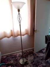 Metal standard lamp for sale  ST. AUSTELL
