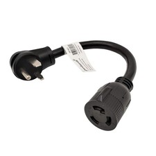 Parkworld 691821 adaptador cabo soldador 50 ampères 6-50P macho ângulo reto para 30 ampères..., usado comprar usado  Enviando para Brazil