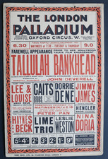 London palladium tallulah for sale  PEVENSEY