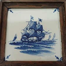 Antique delft tile for sale  GRAVESEND