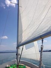 Segeljolle segelboot kombiboot gebraucht kaufen  Egling