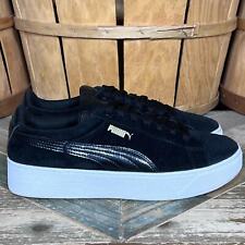 Usado, Tênis Puma Vikky Plataforma Pura Preto Camurça Espuma Macia Empilhado Feminino Tamanho 8 comprar usado  Enviando para Brazil