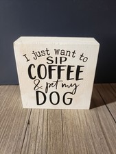 Wood block sign for sale  San Antonio