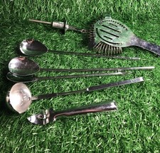 De colección Cucharas de Cóctel Acero Inoxidable EE. UU. Japón Colador Cucharón Lote Bar Bebida segunda mano  Embacar hacia Mexico