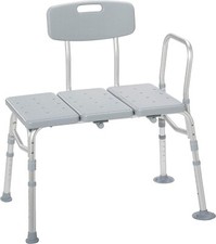 Usado, Banco de transferência de banheira Drive Medical 12011KD-1 para banheira, chuveiro ajustável em altura comprar usado  Enviando para Brazil