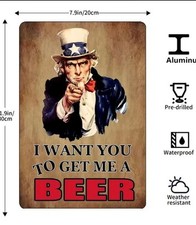 Uncle. sam metal for sale  Argos
