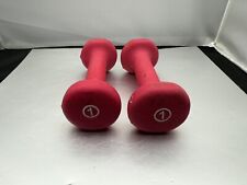 Usado, Pesos de mão rosa 1 lb (conjunto de 2) para exercícios de ginástica em casa e musculação comprar usado  Enviando para Brazil
