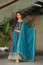 Robe anarkali salwar d'occasion  Expédié en France