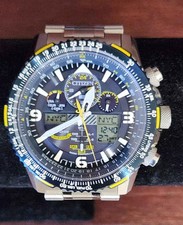 Relógio masculino Citizen Pro Master Sky Blue Angels edição aviador Eco-Drive comprar usado  Enviando para Brazil