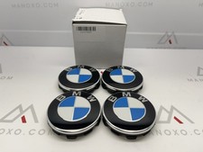 [Bens importados regulares] Tampa central de roda BMW borda cromada peça genuína comprar usado  Enviando para Brazil