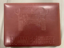1994 Hummer H1 Manual do Proprietário com Atualização Selada NOS comprar usado  Enviando para Brazil