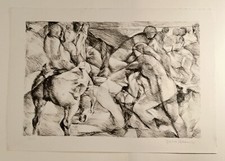 Vasconi franco. litografia usato  Milano