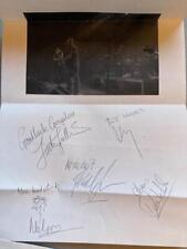 New Model Army, SIGNED picture, 2001, usado comprar usado  Enviando para Brazil