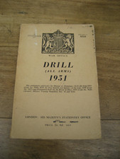1951 drill manual for sale  CHATTERIS
