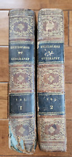 1837 VOL I & II THE ENCYCLOPAEDIA OF GEOGRAPHY A Complete Description of Earth comprar usado  Enviando para Brazil