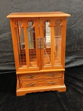 Colar de anéis giratórios vintage estilo guarda-roupa caixa de joias gavetas 17 polegadas comprar usado  Enviando para Brazil