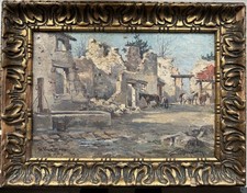 Tableau huile bois d'occasion  Verdun