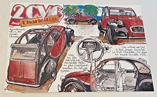 Feuillet citroen 2cv6 d'occasion  Quarré-les-Tombes