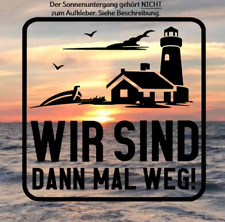 Aufkleber wir weg gebraucht kaufen  Munster