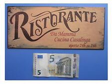 Targa vintage ristorante usato  Cairo Montenotte