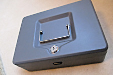 Lockable metal box for sale  UK