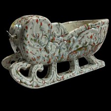 Ceramic christmas sleigh for sale  Dothan