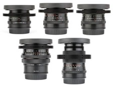 5x Carl ZIESS Jena 'MC' 29 35 50 80 135 lens set w/ CANON EF mount / CLA'd na sprzedaż  PL