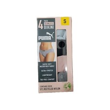 Calcinha de biquíni PUMA pequena pacote com 4 sem costura pequena comprar usado  Enviando para Brazil