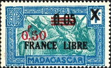 Madagascar 1942 241c d'occasion  France