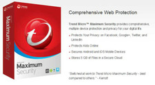 TREND MICRO MAXIMUM SECURITY 2025 para 1-3 anos e 1-10 dispositivos comprar usado  Enviando para Brazil