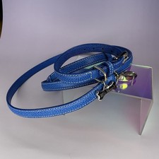 Usado Chic Doggie 12 pol. coleira e coleira de 4 pés, couro pebbled azul comprar usado Usado Chic Doggie 12 pol. coleira e coleira de 4 pés, couro pebbled azul comprar usado  Enviando para Brazil