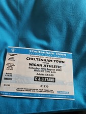 Cheltenham wigan athletic for sale  WELLS