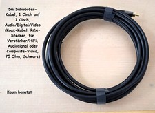 Subwoofer kabel cinch gebraucht kaufen  Duisburg