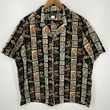 Camisa masculina manga curta coleção reserva havaiana botão GG guitarra preta comprar usado  Enviando para Brazil