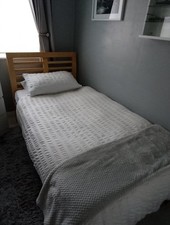 Single bed wooden for sale  BROUGH