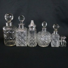 Vintage glass perfume for sale  LEEDS
