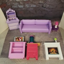 Usado, Lote de beliche e mais móveis 2018 Barbie Dream House conversível roxo comprar usado  Enviando para Brazil