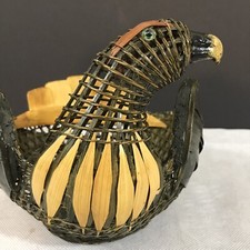 Vintage wicker bird for sale  Busy