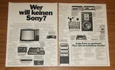 Seltene werbung sony gebraucht kaufen  Legden