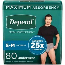Depend men incontinence for sale  Spring