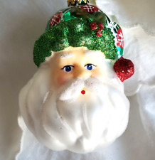 Vtg glass santa for sale  Woodland